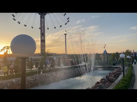 Видео: Узбекистан! Наманган! Наша вечерняя прогулка по парку города Намангана.