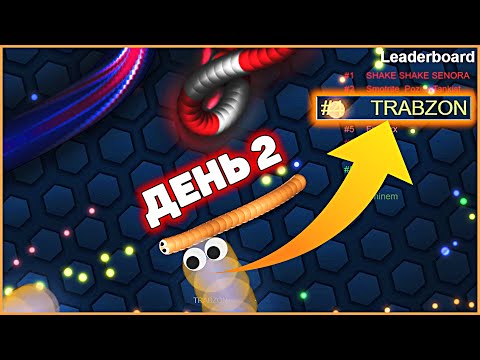 Видео: Я HOBU4OK в slitherio День 2