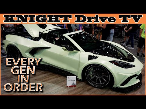 Видео: Каждый Corvette SEMA 2023 | C8 | C6 | C5 | C2 | C1