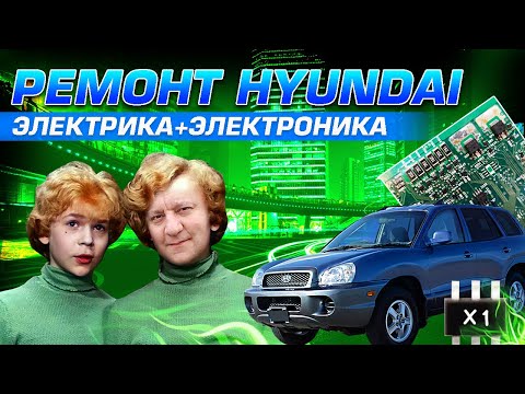 Видео: Что не могут сделать тащат к нам /Hyundai Santa Fe /ЭБУ