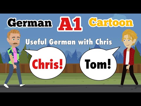 Видео: Изучение немецкого языка A1 | Мой школьный друг Том | Простой диалог для начинающих