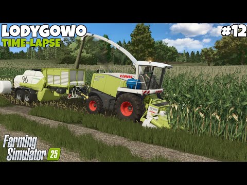 Видео: СОЗДАНИЕ ТЮКОВ ИЗ КУКУРУЗНОГО СИЛОСА | LODYGOWO | Farming Simulator 25 | Эпизод №12