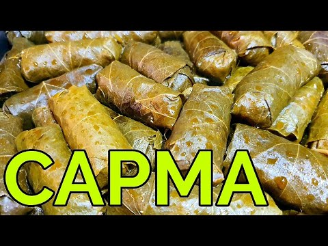 Видео: САРМА С МЯСОМ.ДОЛМА.ТУРЕЦКАЯ КУХНЯ.