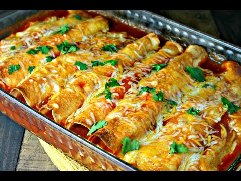 Видео: Мексиканская энчилада. Простой рецепт