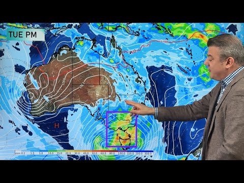 Видео: День 7 в Оз: в некоторых местах ожидается шторм из-за сильных циклонов и обычных гроз.