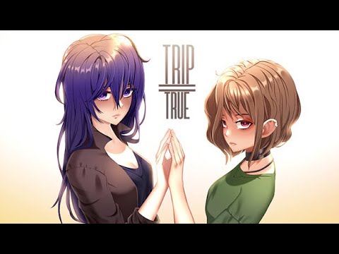 Видео: Обзор игры визуальной новеллы про девушек на русском Trip=True