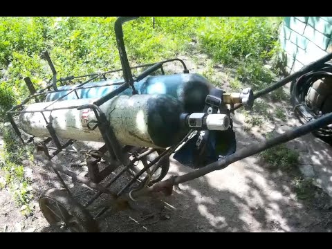 Видео: Газосварка ЖКХ  Сварочная тележка для баллонов 10 литров