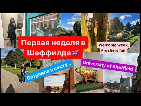 Видео: Первая неделя в Шеффилде: Welcome week, Freshers fair