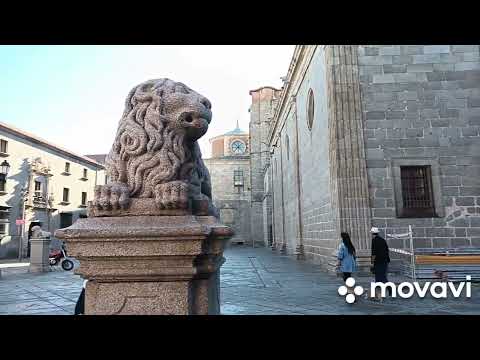 Видео: Испанская Ávila.крепость .