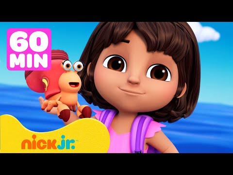 Видео: Даша | Дора спасает морских малышей! 🦀 60 минут приключений | Nick Jr. Cyrillic