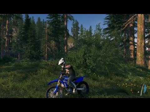 Видео: Спуск с гор на Yamaha yz450f