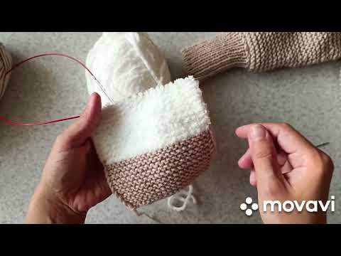 Видео: Вяжем милые ушки мишки для комбинезона или кардигана спицами.Мастеркласс по вязанию ушек «мишка»