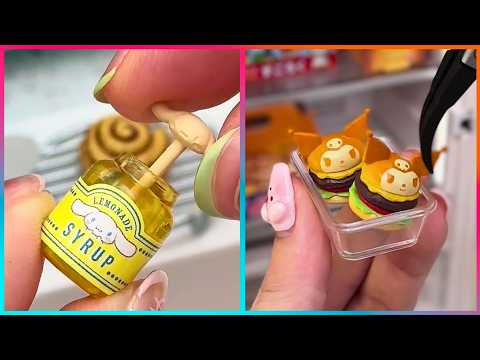 Видео: Милые Миниатюрные Комнаты HELLO KITTY и SANRIO со Звуками ASMR
