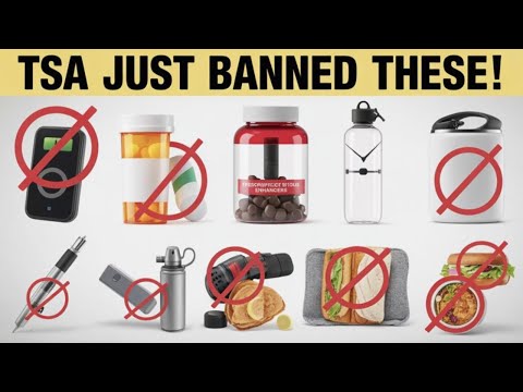 Видео: 9 шокирующих предметов, которые TSA КОНФИССУЕТ из вашей ручной клади в 2025 году