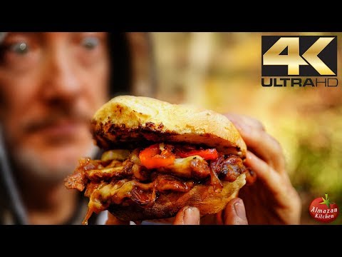 Видео: Божественный Сэндвич в 4K - Невероятная Кулинария в Лесу