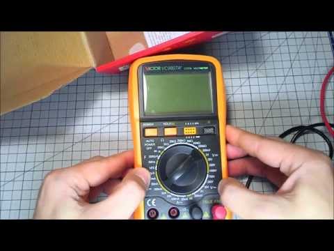Видео: Обзор мультиметра Victor VC9807A+ Часть 1