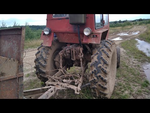 Видео: Трактор Т-25 колёса Урал.