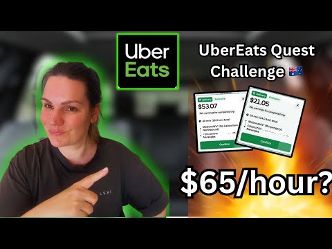 Видео: Как я заработал более 65 долларов в час с UberEats (утренний квест в Австралии!)