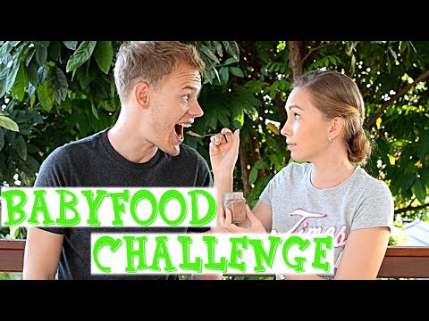 Видео: Baby Food Challenge // Вызов детского питания :)