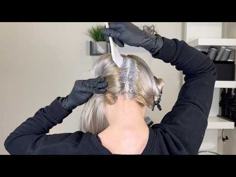 Видео: Как покрасить волосы самостоятельно, не пропуская ни одного пятна (урок для начинающих)