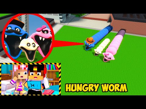 Видео: МОЙ ДРОН СНЯЛ HUNGRY WORM из РОБЛОКС в Реальной Жизни в МАЙНКРАФТ ВИДЕО MINECRAFT