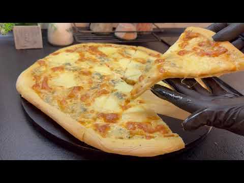 Видео: Пицца «4 сыра» 🍕🧀