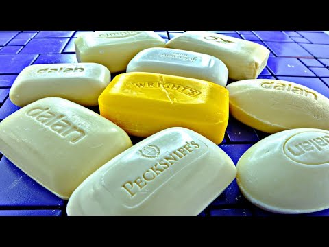 Видео: 🎶ASMR soap cutting🎶/Soap Carving/Satisfying video |*NO TALKING*| Relaxing Video/ Резка сухого мыла💖