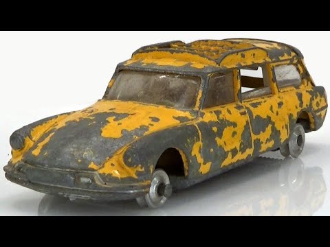 Видео: Citroen ID 19 Safari, 1963 г. Корги № 436. Полный ремонт. Литая модель.