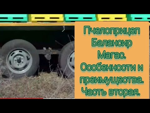 Видео: Пчелоприцеп Балансир Магас.В чем его особенности и преимущества? Часть вторая.