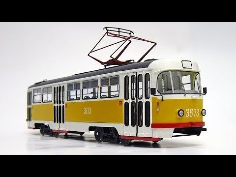 Видео: Сборка модели трамвая Татра Т3 (3D-печать 1:43)