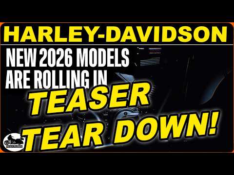 Видео: Представлены модели HARLEY DAVIDSON 2026 года! Тизер, разборка!