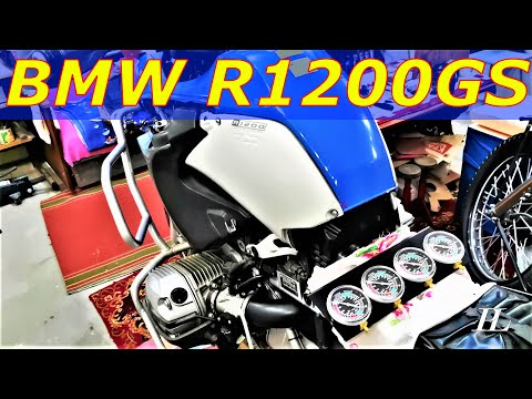 Видео: Синхронизация мотоцикла BMW R1200GS