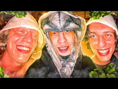 Видео: ЛЮТАЯ РЖАКА В САМОДЕЛЬНОЙ БАНЕ🤣| ВЫРУБИЛИ ПРОРУБЬ