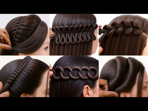 Видео: Простые прически разных типов - Простые прически | стильные прически | прически для девочек