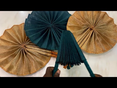 Видео: Как сделать плиссированный веер Асо Оке для подружек невесты