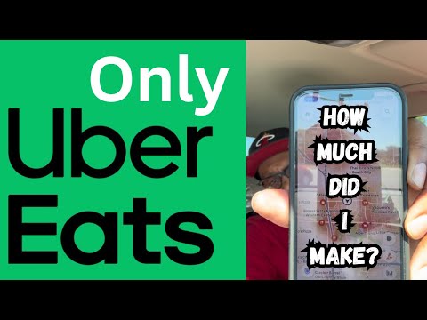 Видео: ТОЛЬКО UBER EATS! | СКОЛЬКО Я ЗАРАБОТАЛ? | ПОДРАБОТКА | RIDE ALONG | ОЧКИ RAY BAN |