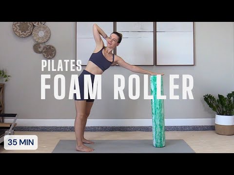 Видео: Пилатес с пенным валиком Flow│ 35 мин │ Тренировка всего тела дома