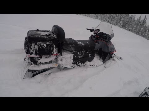 Видео: Проходимость самодельного снегохода