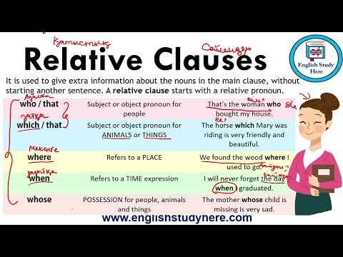 Видео: Relative Clauses Қазақша