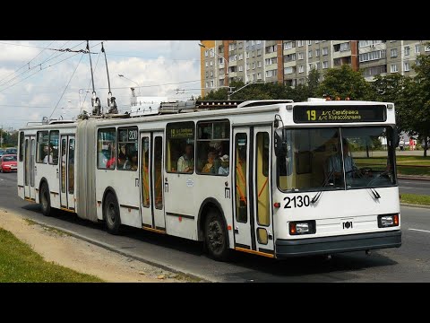 Видео: ИНФОРМАТОР троллейбусного маршрута №19 г. Минска (голос Эдуарда Данченко)
