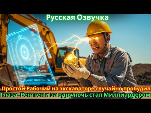 Видео: Простой Рабочий на экскаваторе случайно пробудил Глаза-Рентген и за одну ночь стал Миллиардером.