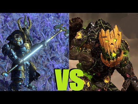 Видео: Избранные Тзинча с алебардами vs Бродячий идол: Total War Warhammer 3. Immortal Empire. тесты юнитов