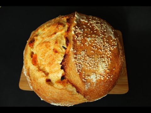 Видео: КУКУРУЗНЫЙ ХЛЕБ с курагой и шафраном на опаре пулиш / Рецепт домашнего хлеба из кукурузной муки