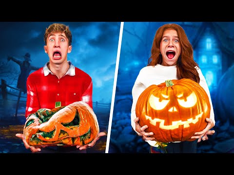 Видео: Конкурс по экстремальному вырезанию тыкв!