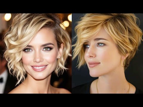 Видео: Последние 50 изображений коротких и длинных стрижек боб-пикси для женщин