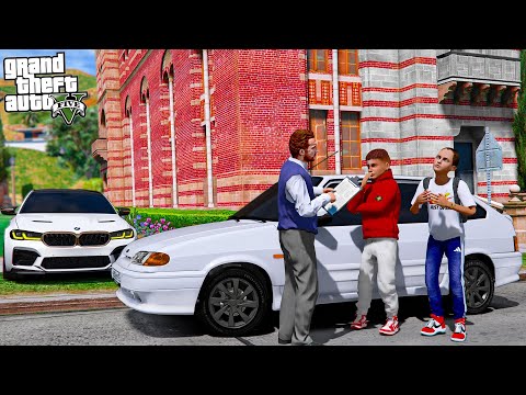 Видео: ОПЕРСКАЯ ЕЗДА В GTA 5 - ВЫГНАЛИ ИЗ КОЛЛЕДЖА ЗА ПРОГУЛЫ! ПОГОНЯ ОТ САЙМОНА НА BMW X3M! 🌊ВОТЕР