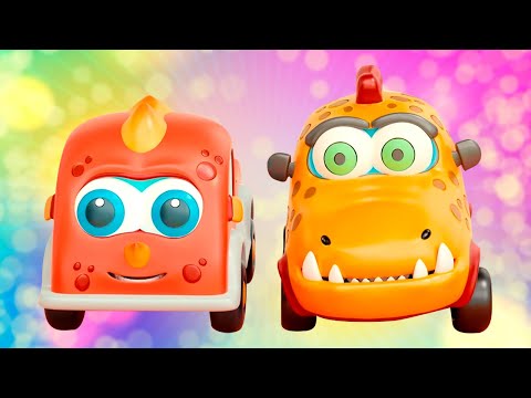 Видео: 🚗 Машинки Мокас – Все серии подряд! – Сборник 3 | Добрый мультик для малышей про машинки