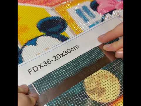 Видео: Линейка трафарет для алмазной мозаики. Алмазная мозаика ровная выкладка. Где купить и как искать
