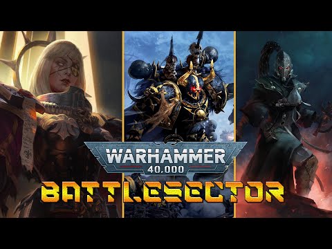 Видео: Warhammer 40000: онлайн бои - сестры битвы, эльдары и хаос  [Warpforge]