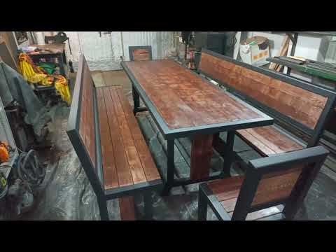 Видео: ТАКОЕ В МАГАЗИНЕ НЕ КУПИШЬ!Садовая мебель в стиле лофт